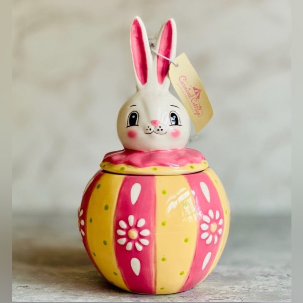 NEW Johanna Parker Easter Bunny Canister 🐰